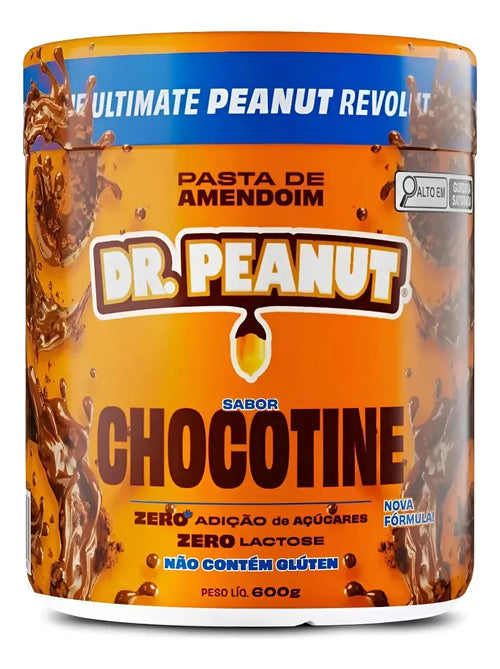 PASTA DE AMENDOIM 600G - DR. PEANUT CHOCOTINE
