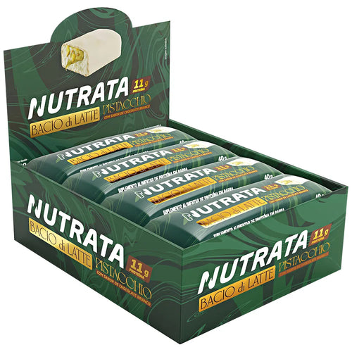 BARRINHA BACIO DI LATTE PISTACHE C/ 12 X 40GR - NUTRATA