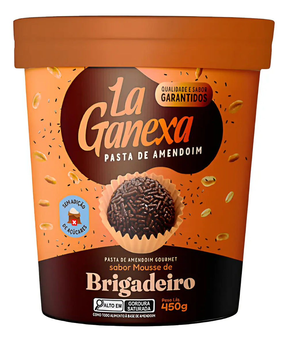PASTA DE AMENDOIM 0,450KG - LA GANEXA BRIGADEIRO