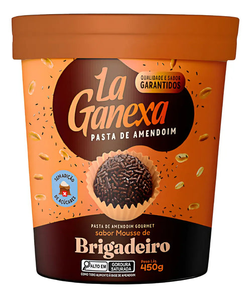 PASTA DE AMENDOIM 0,450KG - LA GANEXA BRIGADEIRO