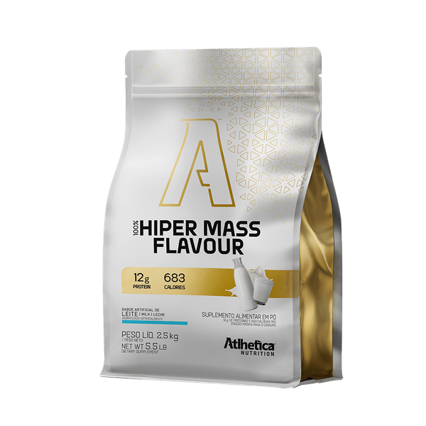100% HIPER MASS FLAVOUR 2,5KG - ATLHETICA LEITE