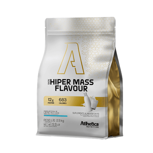 100% HIPER MASS FLAVOUR 2,5KG - ATLHETICA LEITE