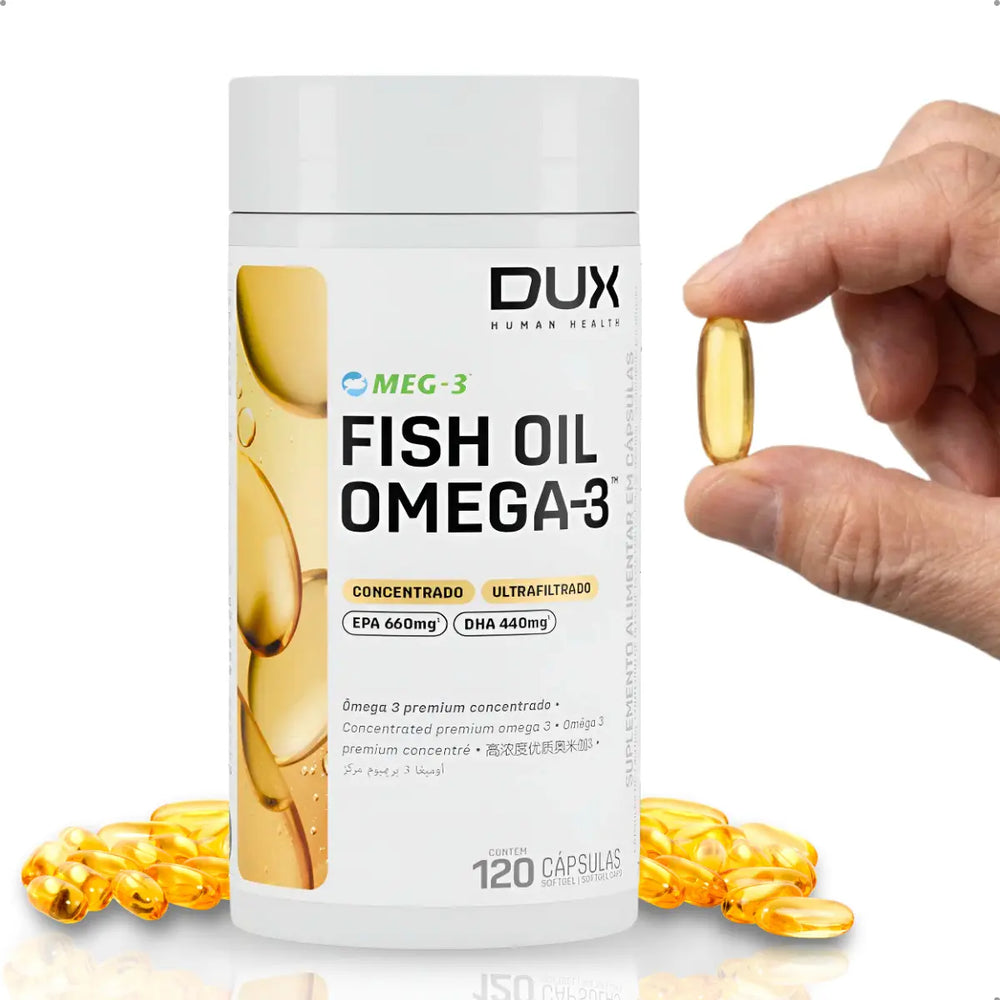 FISH OIL POTE 120 CAPS - DUX NUTRITION