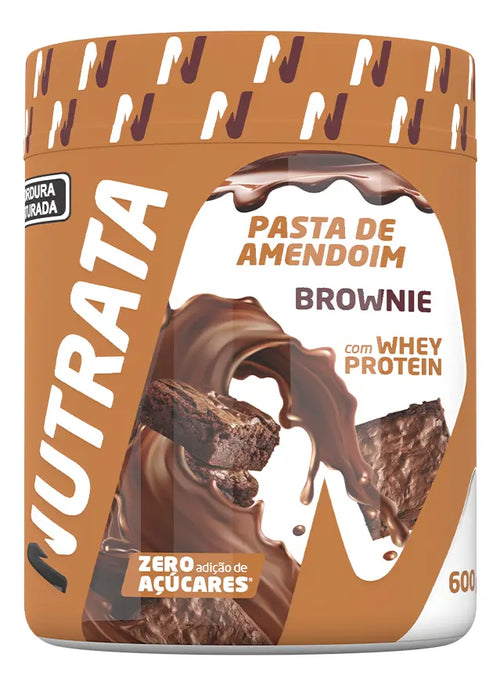 PASTA PROTEICA POTE 600G - NUTRATA BROWNIE