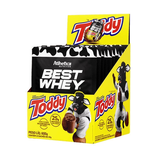 BEST WHEY DP C/15 SACHES DE 40G TODDY - ATLHETICA