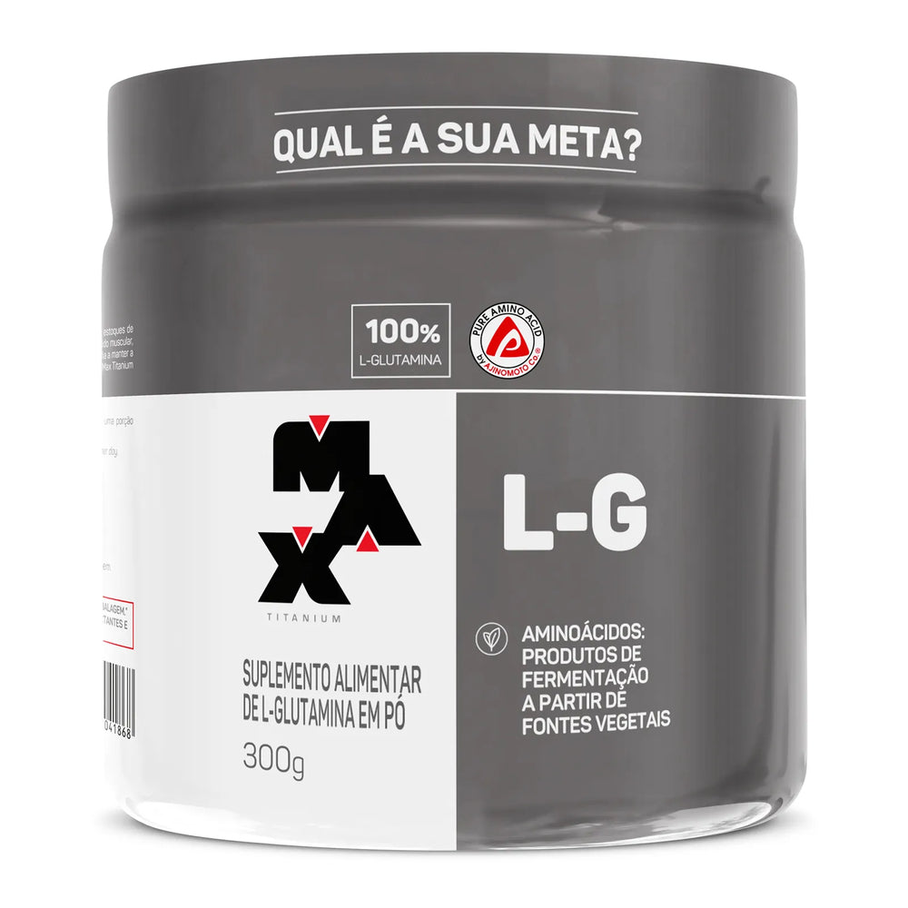 GLUTAMINA L-G 300G - MAX TITANIUM