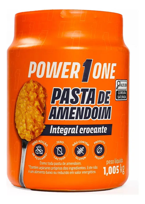PASTA DE AMENDOIM 1,005kg POWER ONE