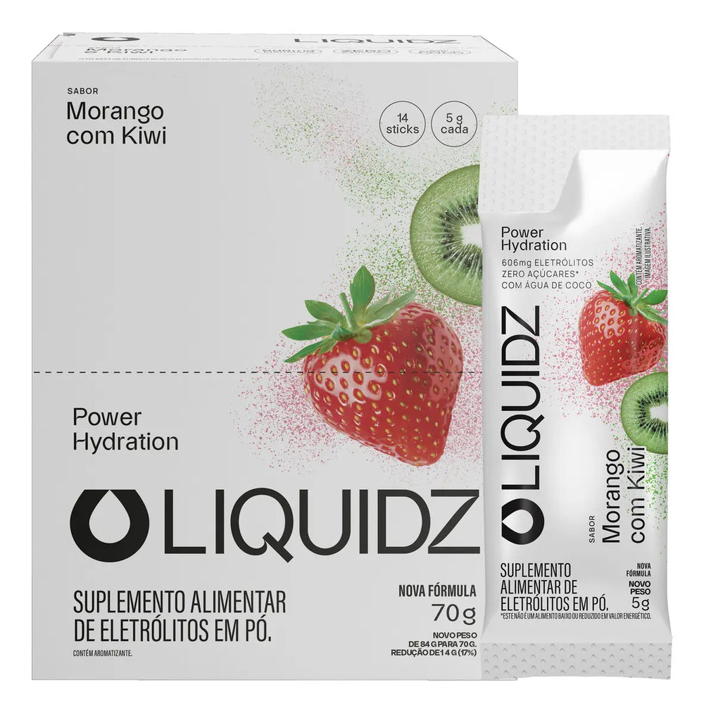 GEL CX 14UN - LIQUIDZ MORANGO COM KIWI