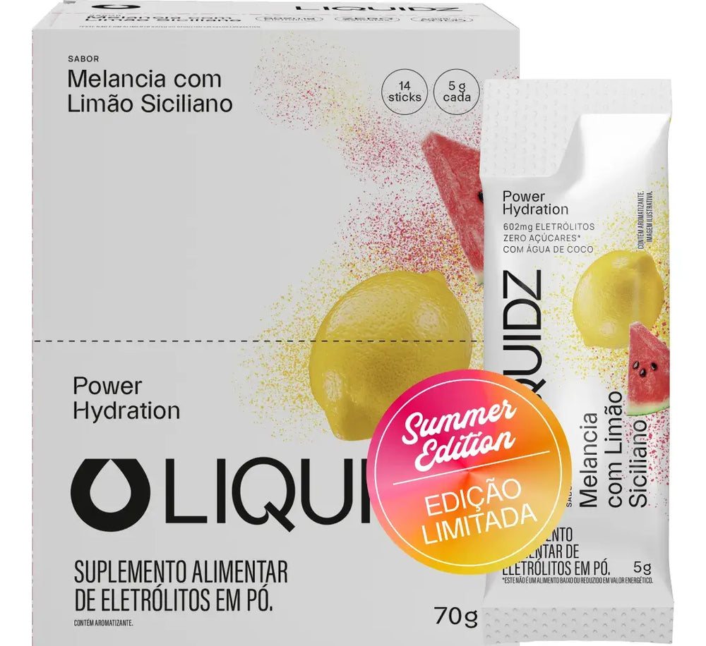 GEL CX 14UN - LIQUIDZ MELANCIA C/ LIMAO SICILIANO