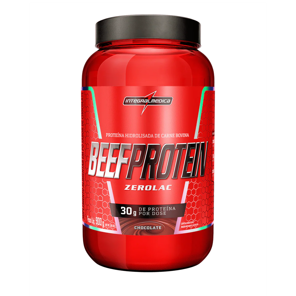 BEEF PROTEIN 900G - INTEGRALMEDICA FRUTAS VERMELHAS