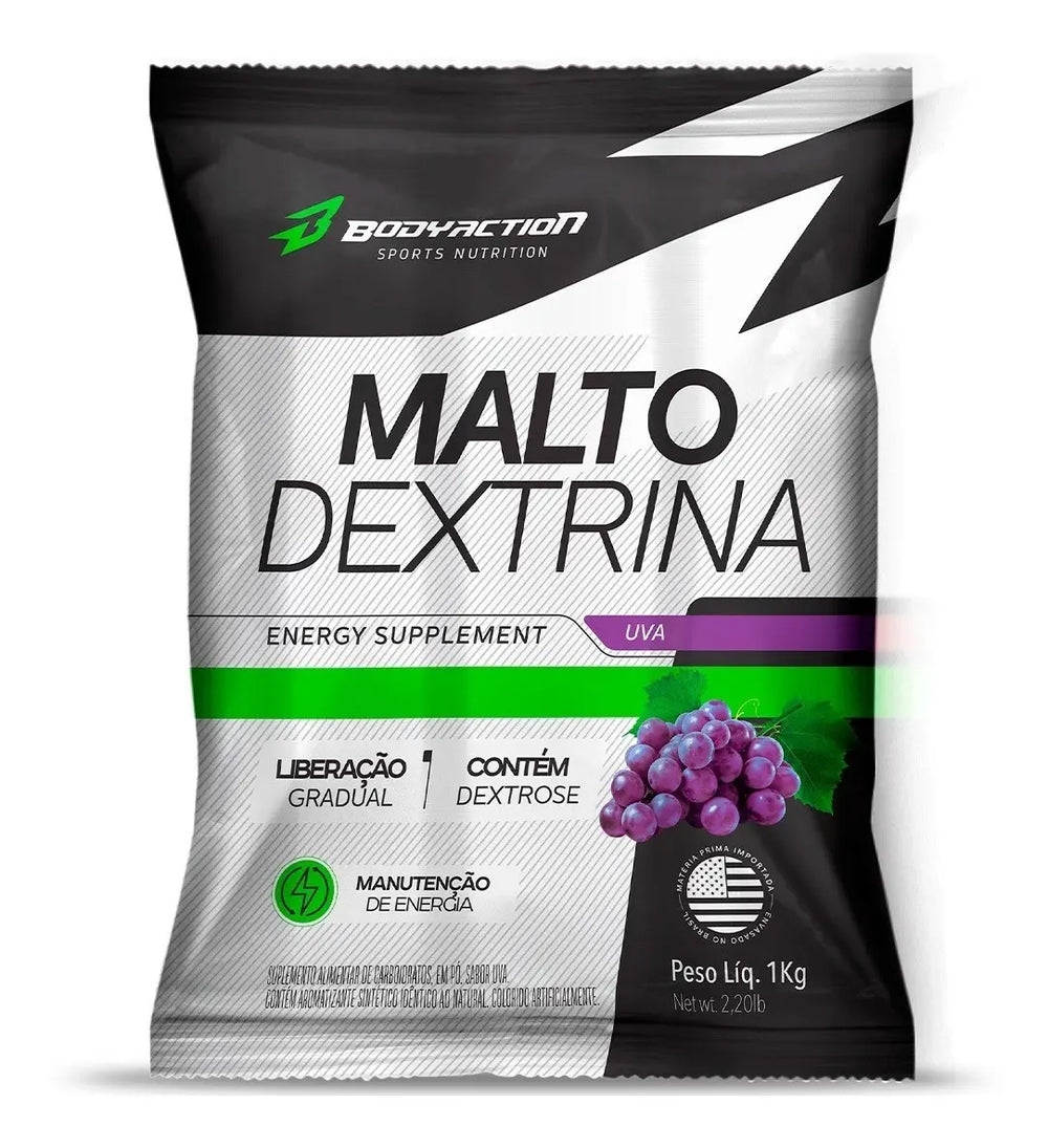MALTO DEXTRINA 1KG UVA - BODY ACTION