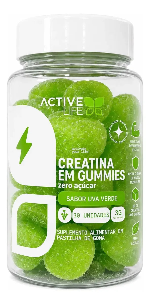 ACTIVE LIFE GUMMY CREATINA UVA VERDE POTE 30UN