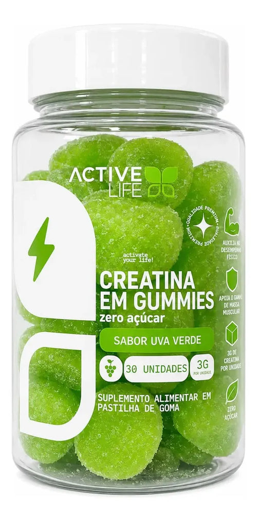 ACTIVE LIFE GUMMY CREATINA UVA VERDE POTE 30UN