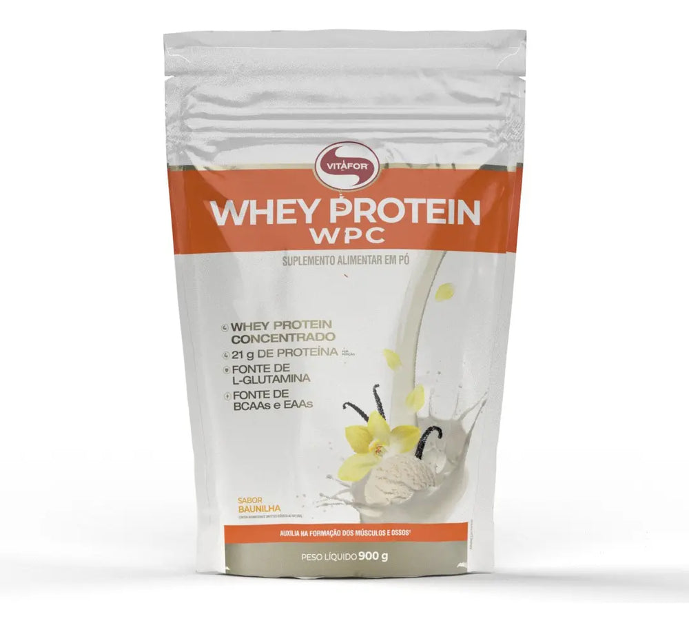 WHEY PROTEIN WPC POUCH 900G - VITAFOR MOUSSE DE MARACUJA