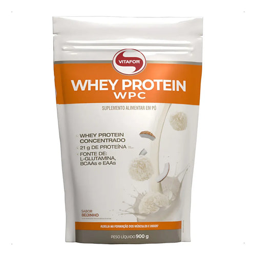 WHEY PROTEIN WPC POUCH 900G - VITAFOR BEIJINHO