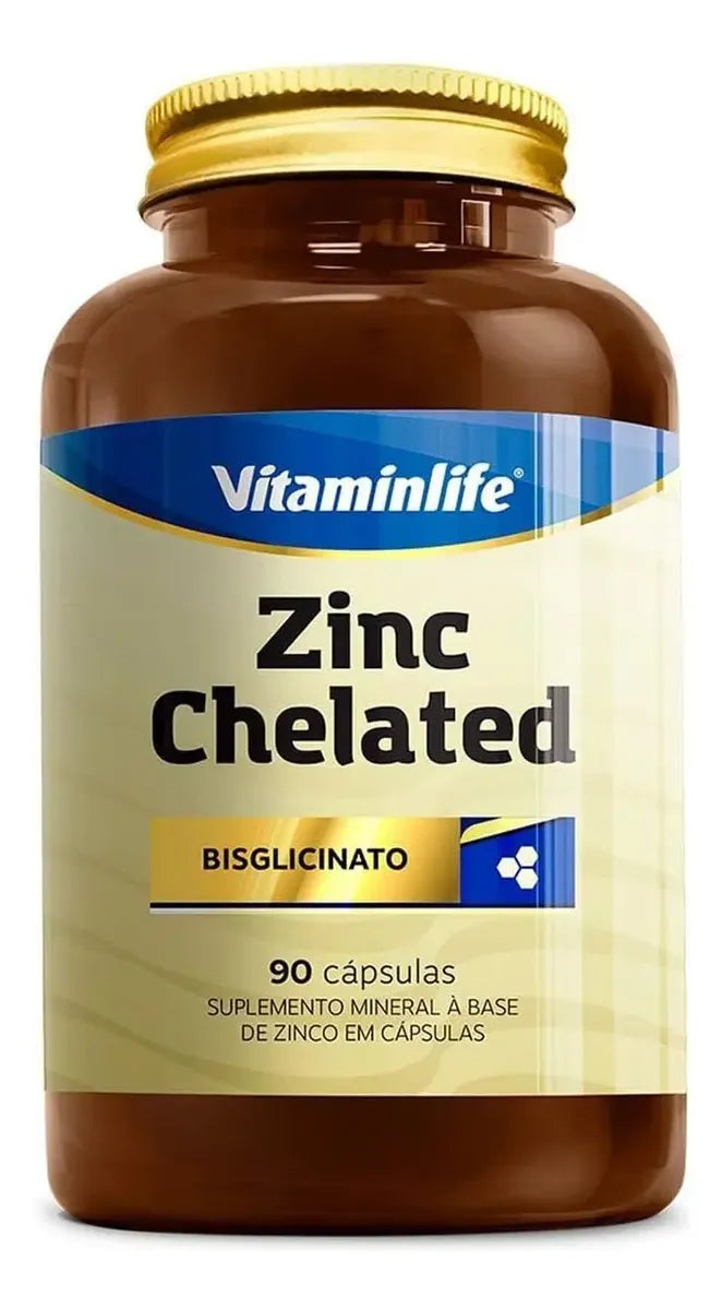 ZINCO CHELATED 28MG (90 CAPS) - VITAMIN LIFE
