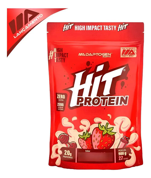 HIT WHEY REFIL 900G - ADAPTOGEN SCIENCE MORANGO