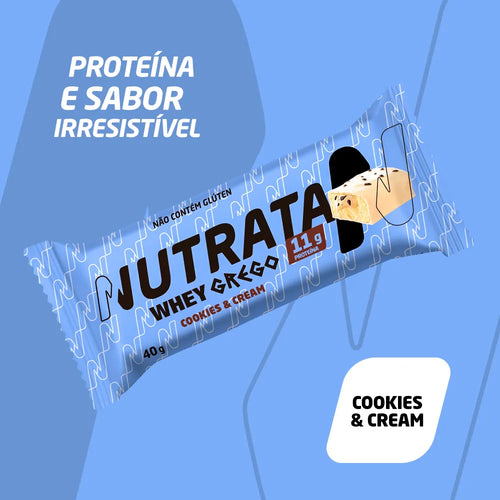 GREGO BAR C/12 - NUTRATA COOKIES & CREAM