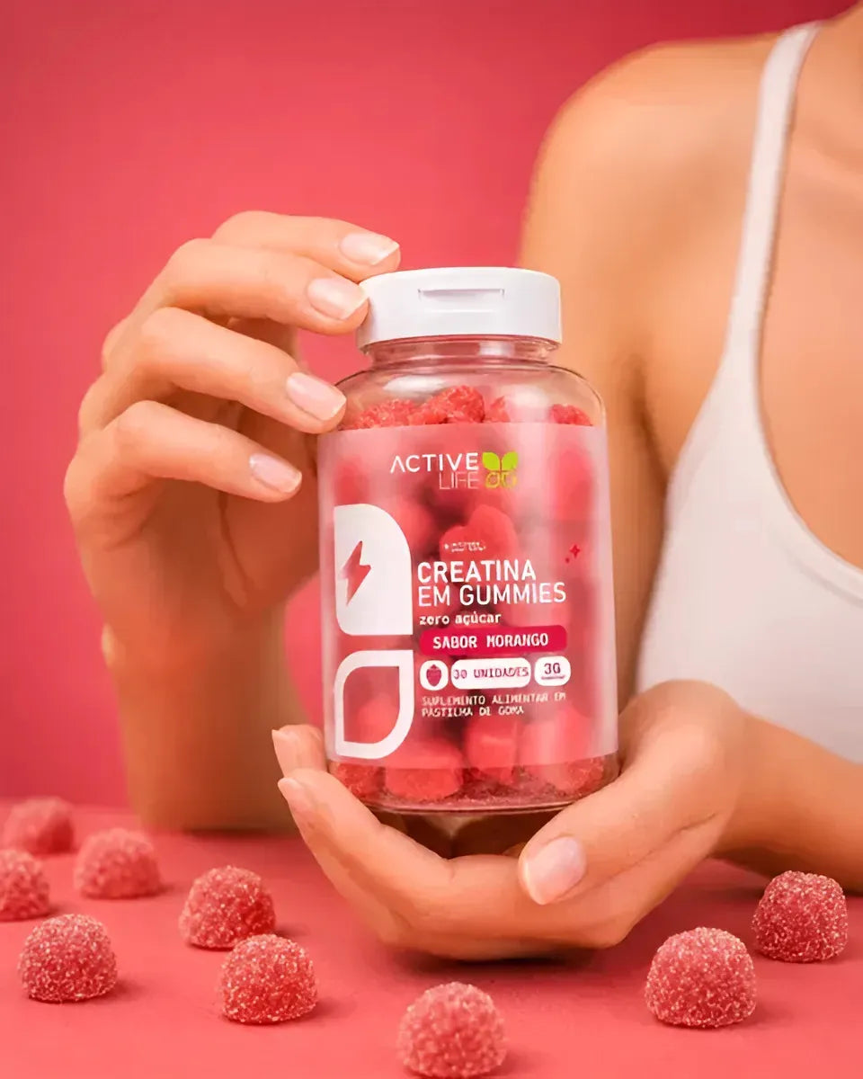 ACTIVE LIFE GUMMY CREATINA MORANGO POTE 30UN