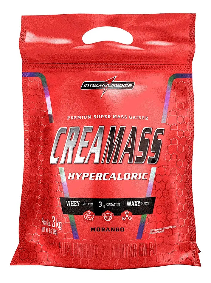 CREAMASS POUCH 3KG - INTEGRALMEDICA MORANGO