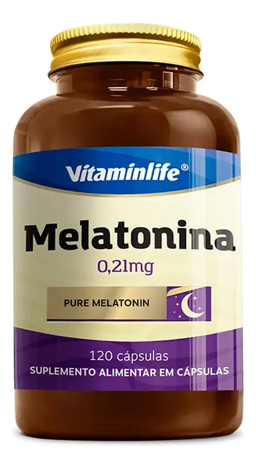 MELATONINA 0,21MG (60 CAPS) - VITAMIN LIFE