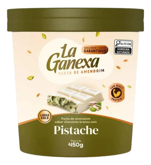 PASTA DE AMENDOIM 0,450KG - LA GANEXA PISTACHE