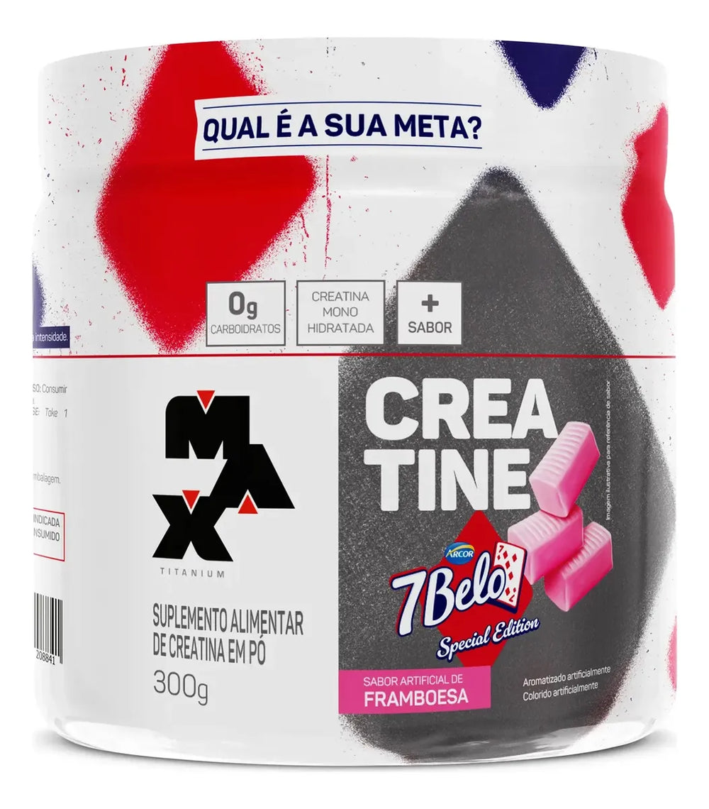 CREATINE 300G - MAX TITANIUM 7 BELO