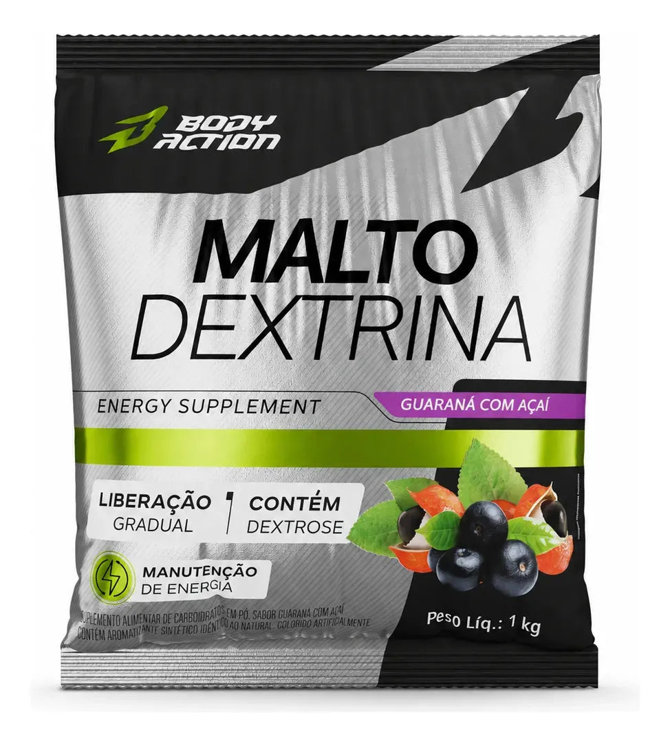 MALTO DEXTRINA 1KG GUARANA C/ ACAI - BODY ACTION