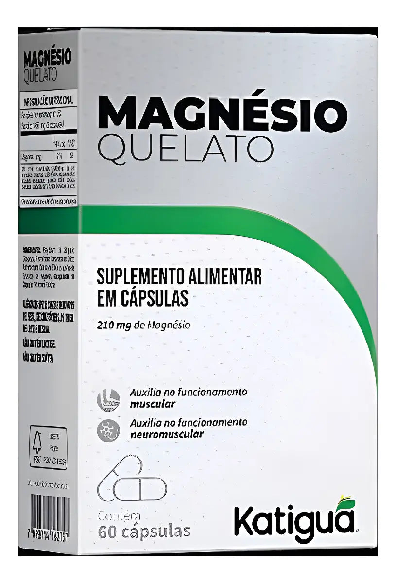 MAGNESIO QUELATO 210MG 60CAPS - KATIGUA