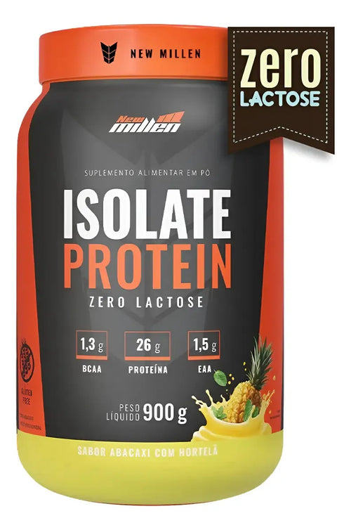 ISOLATE PROTEIN 900G POTE - NEW MILLEN ABACAXI COM HORTELA