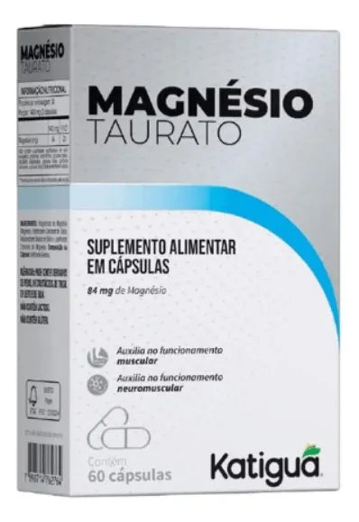 MAGNESIO TAURATO 84MG 60CAPS - KATIGUA