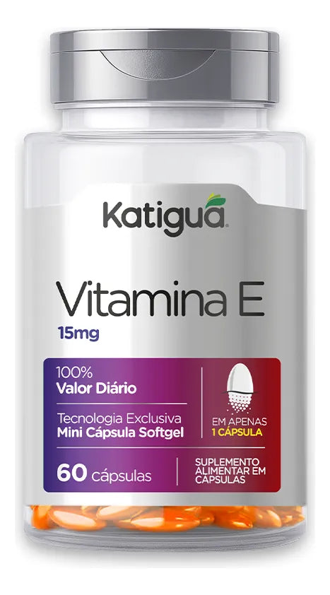 VITAMINA E 15MG 60CAPS SOFTGEL - KATIGUA