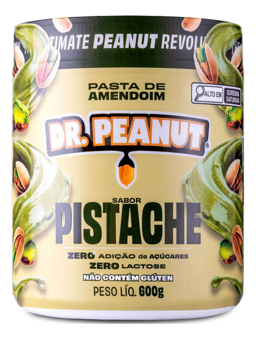 PASTA DE AMENDOIM 600G - DR. PEANUT PISTACHE