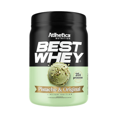 BEST WHEY 900G - ATLHETICA PISTACHE E ORIGINAL